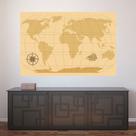 Painel Adesivo de Parede - Mapa Mundi - Mundo - 1334png