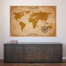 Painel Adesivo de Parede - Mapa Mundi - Mundo - 1371pnp Painel Adesivo de Parede - Mapa Mundi - Mundo - 1371pnp