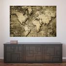 Painel Adesivo de Parede - Mapa Mundi - Mundo - 842png