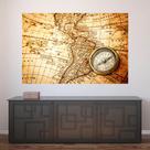 Painel Adesivo de Parede - Mapa Vintage - 502png Painel Adesivo de Parede - Mapa Vintage - 502png