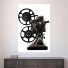 Painel Adesivo de Parede - Projetor - Cinema - 1594pnm