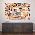 Painel Adesivo de Parede - Spa - Massagem - 677pnp