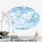 Painel Adesivo Mapa Infantil
