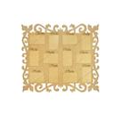 Painel Arabesco para 12 Fotos e Apliques para 12 Meses com 1 Nome Brinde Mdf Madeira