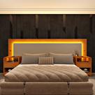 Painel Box Casal Espanha com LED e USB Embutido Tcil