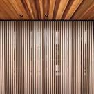 Painel Brise de Madeira Ecológica 290cm X 15cm X 50mm Formaco Decor Painel Brise de Madeira Ecológica 290cm X 15cm X 50mm Formaco Decor