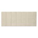 Painel Cabeceira 2mX60cm Modulada Estofada Palha Para Cama Casal King Size