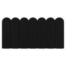 Painel Cabeceira Cama Box Casal Lana 140cm Linho Preto - Abmaza