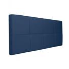 Painel Cabeceira Casal 1,40cm Azul Marinho.