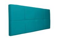 Painel Cabeceira Casal 1,40cm Azul Turquesa - Azul Turquesa