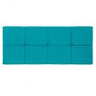 Painel Cabeceira Casal 1,40cm Azul Turquesa