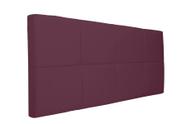 Painel Cabeceira Casal 1,40cm Bordô/Vinho - Vinho