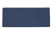 Painel Cabeceira Casal 1,40cm SMF DECOR Azul Marinho