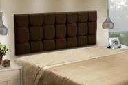 Painel Cabeceira Copenhague Casal 1,40m - Chocolate Veneza Home Painel Cabeceira Copenhague Casal 1,40m - Chocolate Veneza Home