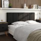 Painel Cabeceira de Cama Box Casal Estofada Suede