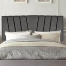 Painel Cabeceira Estofada Bélgica 140cm Cama Box Casal Suede Cinza Escuro- MABE MAGAZINE Painel Cabeceira Estofada Bélgica 140cm Cama Box Casal Suede Cinza Escuro- MABE MAGAZINE