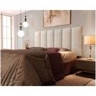 Painel Cabeceira Queen Cancun Suede Bege Painel Cabeceira Queen Cancun Suede Bege