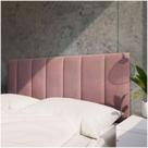 Painel Cabeceira Queen Cancun Suede Rose Painel Cabeceira Queen Cancun Suede Rose