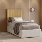 Painel Cabeceira Solteiro Ripado em MDF New Abrolhos