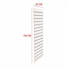 Painel canaletado 18mm branco altura 180 cm comp 30 cm