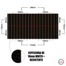Painel Canaletado 18MM MDF Preto