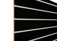 Painel Canaletado 90x45 preto 18mm com canaletas de pvc Branco