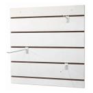 Painel Canaletado MDF Branco 61x61 05 Ganchos Expositor Loja Painel Canaletado MDF Branco 61x61 05 Ganchos Expositor Loja