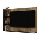 Painel Cissa Tv 32 40 43 50 Polegadas Prateleira Inferior Nicho Decorativo Suspenso Quarto Sala