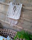 Painel com prateleira boho macramê decoração Painel com prateleira boho macramê decoração