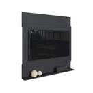 Painel Com Prateleira P/ Tv Ate 36" Ontario Preto