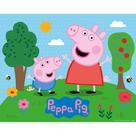 Painel Cor Mais Viva Decoração Peppa Pig Festa 100x78cm