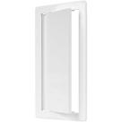 Painel de acesso ECOPRO VENT 6 x 12 de plástico branco para drywall