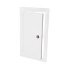 Painel de acesso ECOPRO VENT 6x12cm com fechadura em metal branco Painel de acesso ECOPRO VENT 6x12cm com fechadura em metal branco