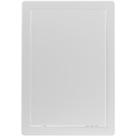 Painel de acesso: sistemas de ventilação, plástico ABS branco, 20x30cm