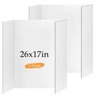 Painel de apresentação Xnewtwo 2 unidades 66 x 43 cm dobrável branco