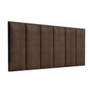 Painel de Cabeceira 10 Peças para Cama Box King Estofada 2,00cm Várias Cores