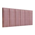 Painel de Cabeceira 10 Peças para Cama Box King Estofada 2,00cm Várias Cores