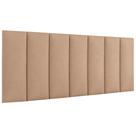 Painel de Cabeceira Casal para Quarto Greta 140cm Cappuccino