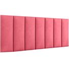 Painel de Cabeceira Casal para Quarto Greta 140cm Rosa