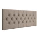 Painel de Cabeceira para Cama Box Casal Estofada Capitone 140 cm Várias Cores