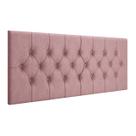 Painel de Cabeceira para Cama Box Casal Estofada Capitone 140 cm Várias Cores