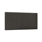 Painel de Cama 140cm Cristal Suede Cinza - Lucadi Home