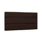 Painel de Cama 90cm Greta Suede Café - Lucadi Home Painel de Cama 90cm Greta Suede Café - Lucadi Home