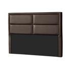 Painel de Cama Box Estofada King New York Courano Marrom - Probel