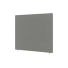 Painel de Cama Box Estofada Solteiro Camponesa Plus Chumbo - Simbal