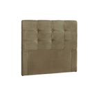 Painel de Cama Box Estofada Solteiro Clean Plus Suede Bege - Simbal