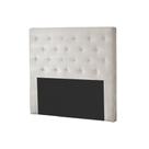 Painel de Cama Box Estofada Solteiro Hampton Suede Bege - Probel