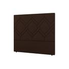 Painel de Cama Box Estofada Solteiro Lima Plus Veludo Cacau - Simbal Painel de Cama Box Estofada Solteiro Lima Plus Veludo Cacau - Simbal