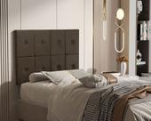 Painel de Cama Solteiro 0,90 Ferrari cor Marrom Painel de Cama Solteiro 0,90 Ferrari cor Marrom