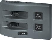 Painel de comutação Blue Sea Systems 4303 WeatherDeck 12V DC Painel de comutação Blue Sea Systems 4303 WeatherDeck 12V DC